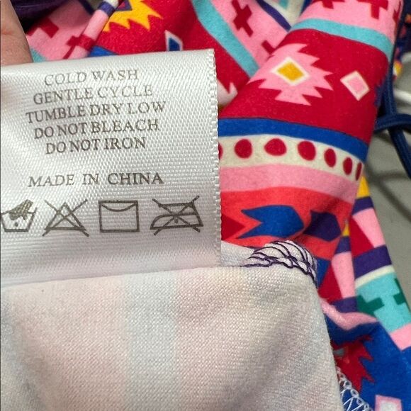 Pete + Lucy purple southwest print long sleeve knit dress size 6/6x NWT - Picture 12 of 12